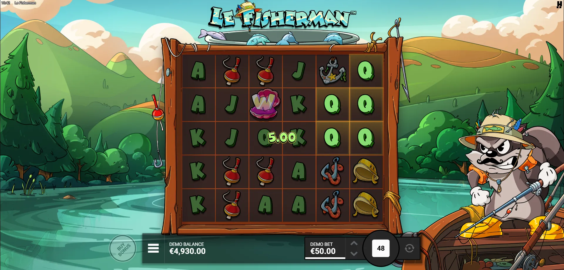 Le Fisherman p&aring; Mobilen